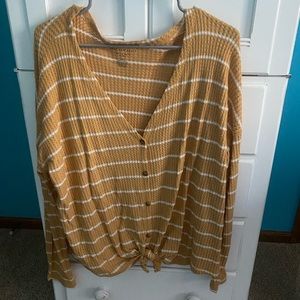 NWT American Eagle Waffle Top